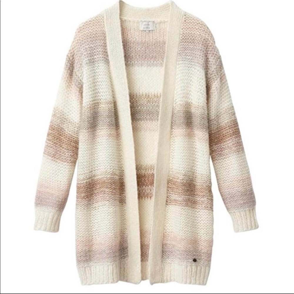 Anthropologie Numph Cardigan Cream/Rose/Gold